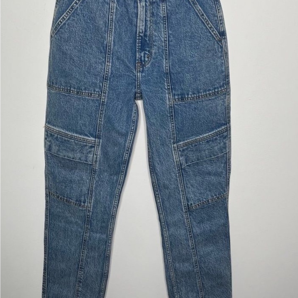 Abercrombie & Fitch Mens Relaxed Jeans - Medium Blue